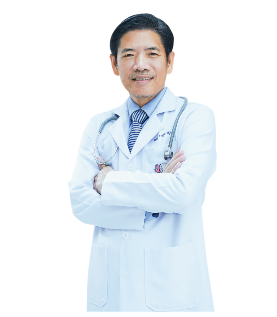 Dr. Eang Hour, Pediatrician at Domrey Mother & Child Clinic, Phnom Penh