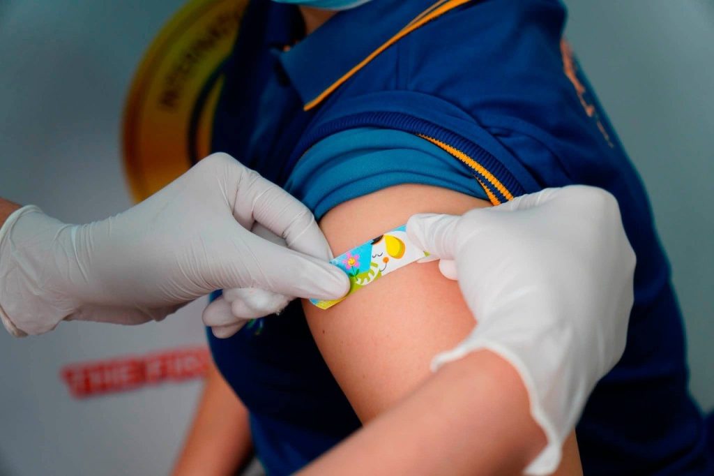 Children Vaccination services at Domrey Mother & Child Clinic, Phnom Penh
