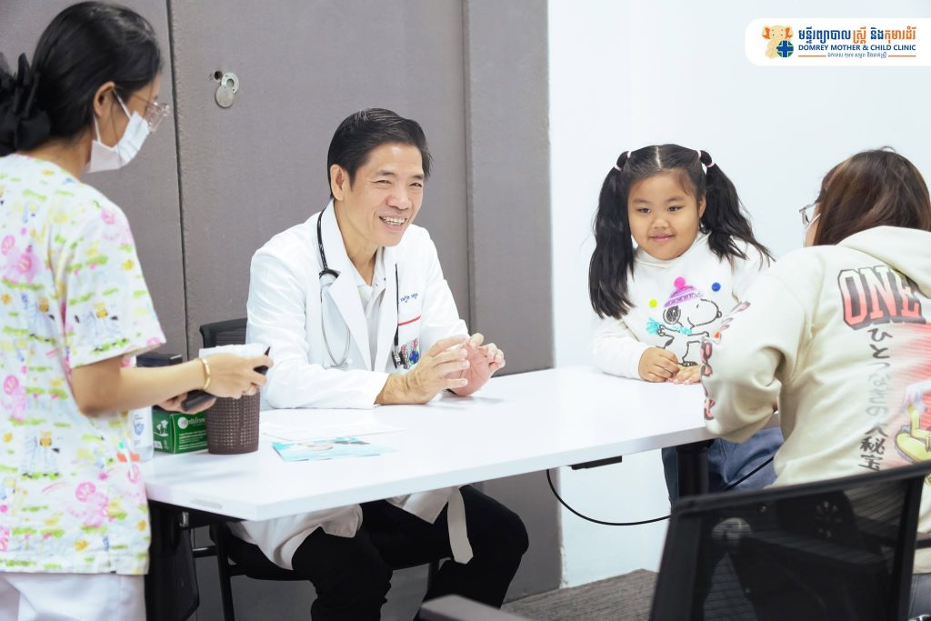Pediatrics services at Domrey Mother & Child Clinic, Phnom Penh